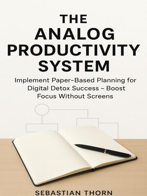 cover image of The Analog Productivity System